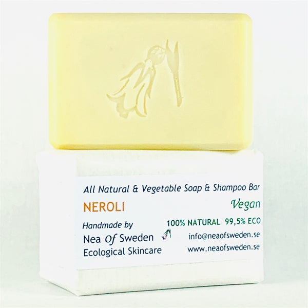 All Natural & Vegetable Soap & Shampoo Bar Neroli – Nea of Sweden