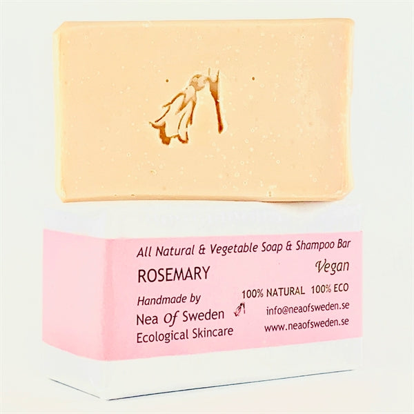 All Natural & Vegetable Soap & Shampoo Bar Rosemary – Nea of Sweden
