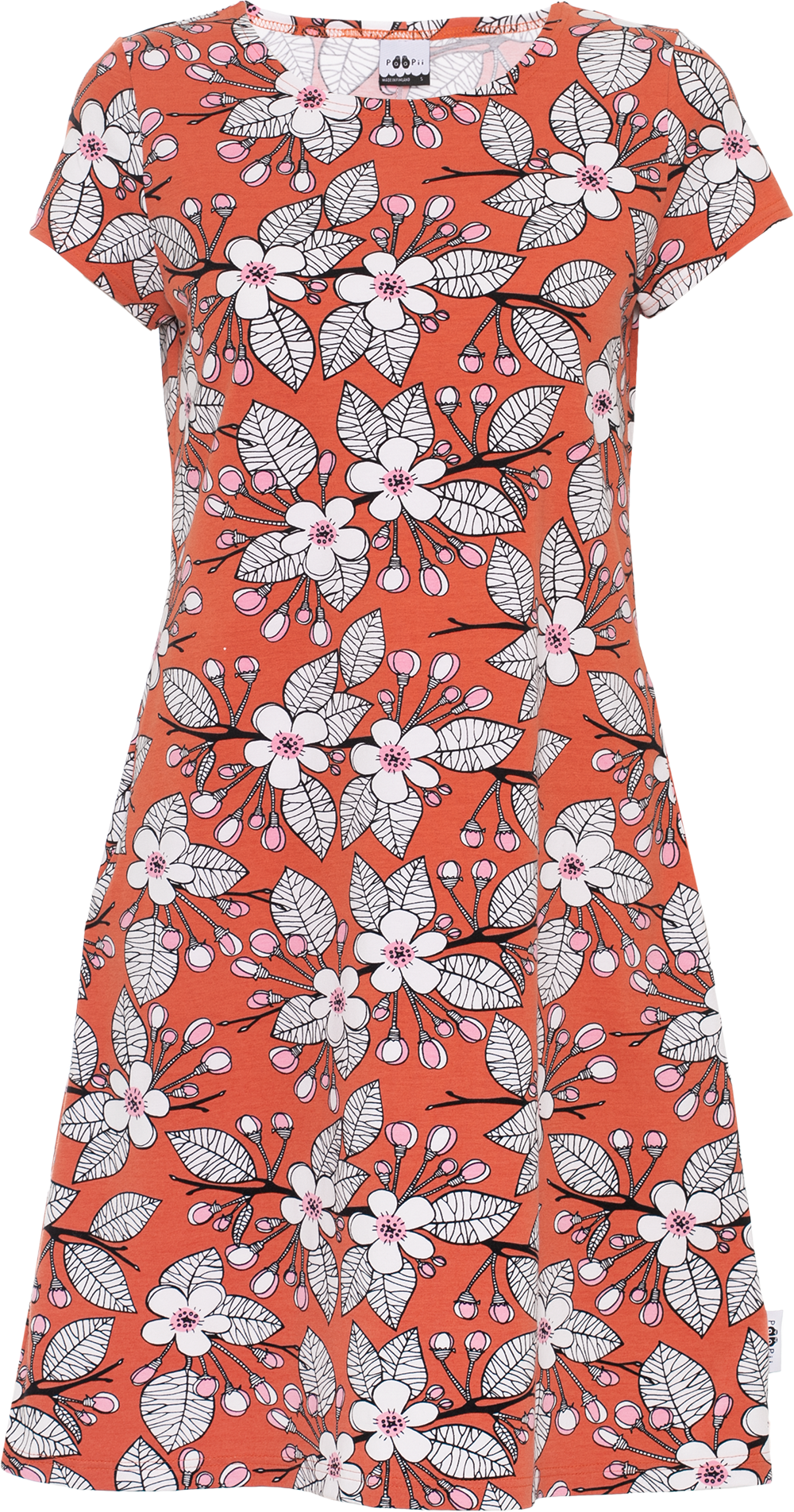 Jurk SOINTU Dress Apple Garden Rust S-XXXL - Paapii Design