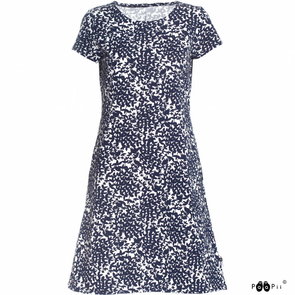 Sointu dress Nightingale blueberry XS-XXL - Paapii Design