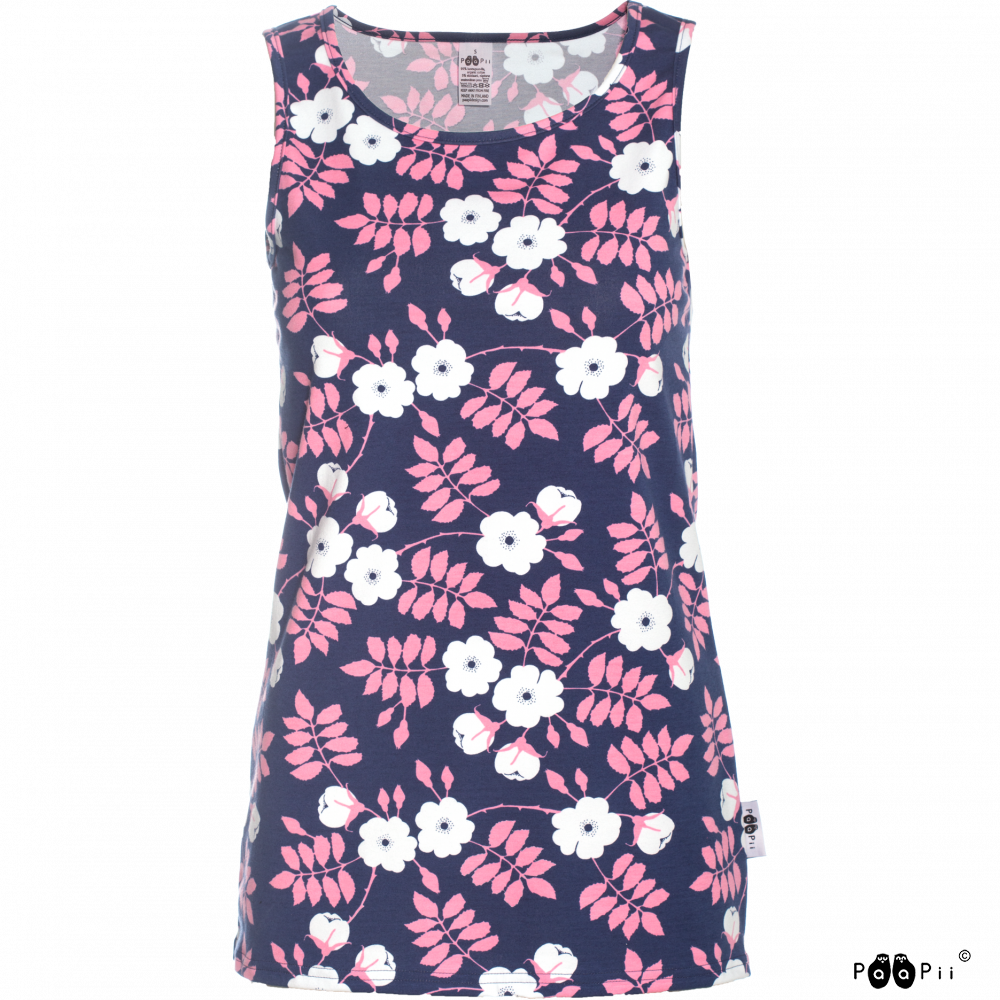Soli Top Midsummer rose blueberry XS-XXL - Paapii Design