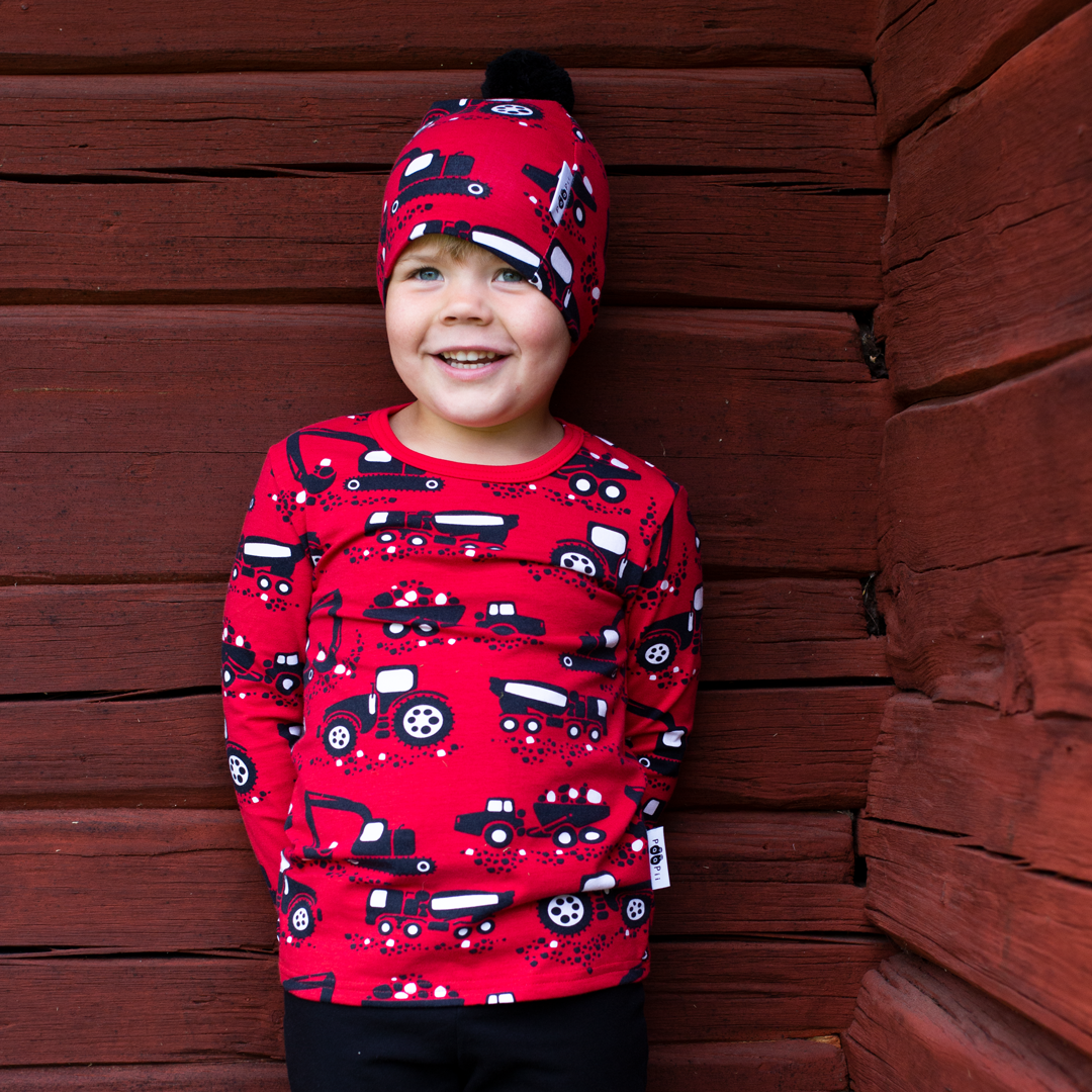 Broek Baggy LEIMU Machines Red – Paapii Design