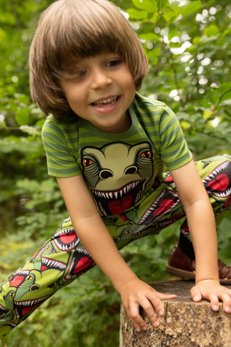 T-shirt Dyrgrowl Tee Army/Olive T-REX - Danefae / Dyr