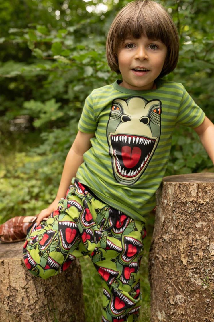 T-shirt Dyrgrowl Tee Army/Olive T-REX - Danefae / Dyr