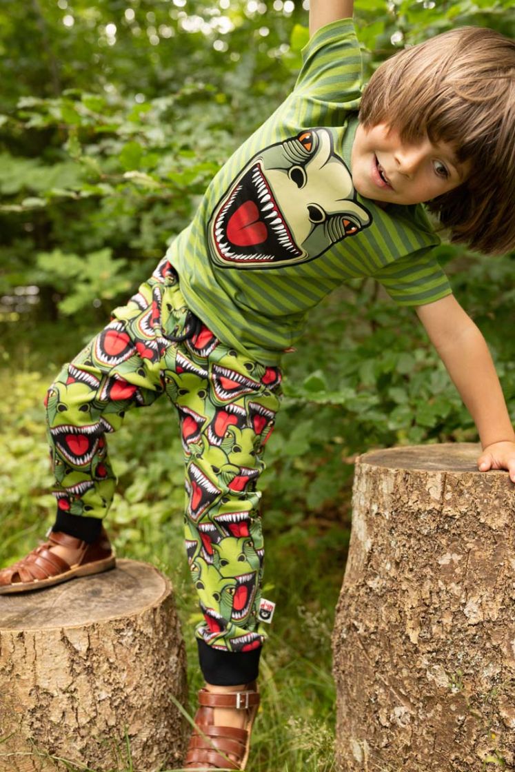 T-shirt Dyrgrowl Tee Army/Olive T-REX - Danefae / Dyr