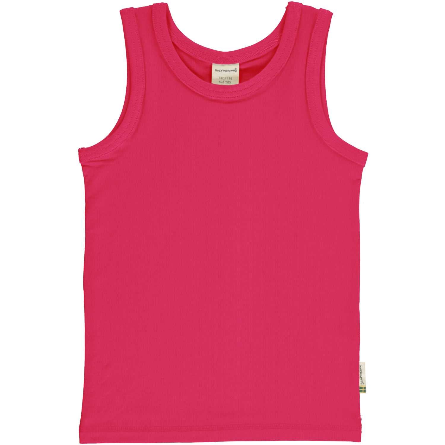 Hemd / Tanktop Solid Pink Blossom - Maxomorra