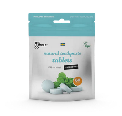 Tandenpoets tabletten zonder fluoride - Humble Co.