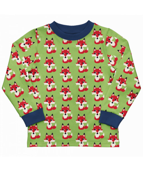 Longsleeve Top Crew LS Fox - Maxomorra