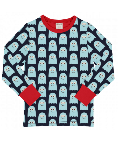 Longsleeve Top LS Spooky Ghost - Maxomorra