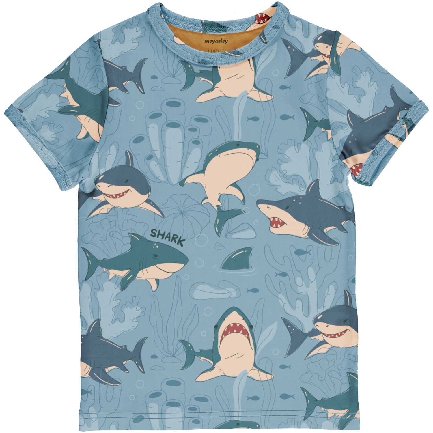 T-shirt Top SS Shark Remark - Meyadey (Maxomorra)