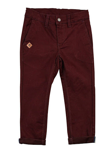 Broek Ulrik Chinos Dark Racy Red (t/m 164) – EBBE Sweden