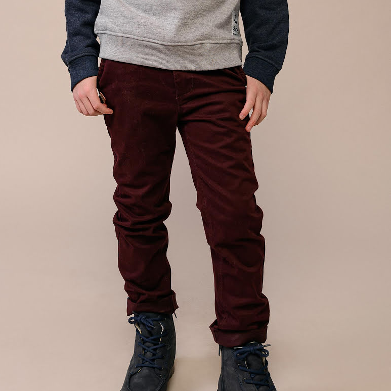 Broek Ulrik Chinos Dark Racy Red (t/m 164) – EBBE Sweden