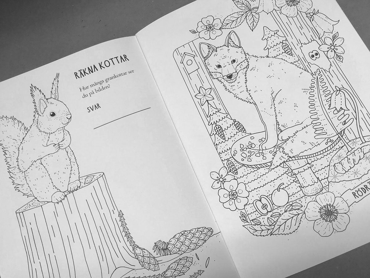 Upptäck naturen - en målar- och pysselbok – Eplaros