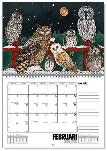 Jaarkalender / Väggkalender På gården & I naturen 2023 - Eplaros