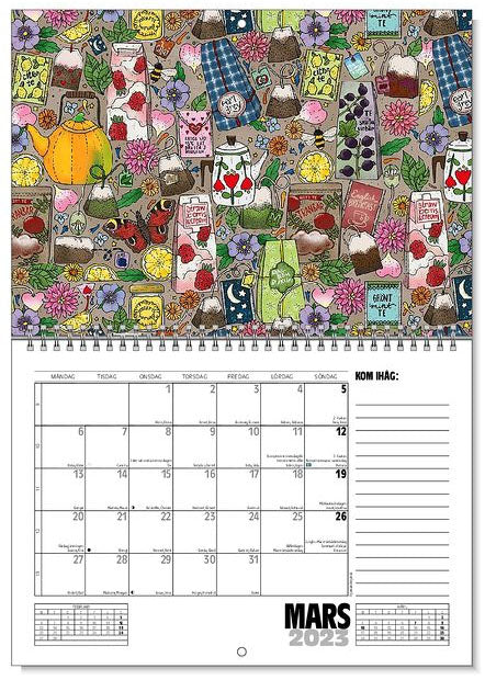 Jaarkalender / Väggkalender På gården & I naturen 2023 - Eplaros