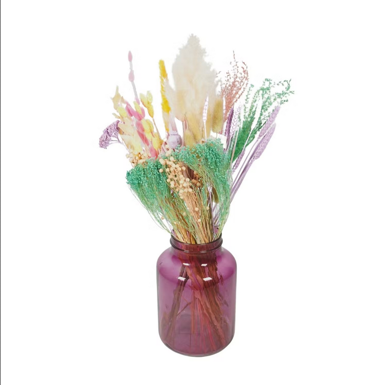 Vase Pink / Purple Gerecycled (for Large size bouquet) – Wildflowers by Floriette