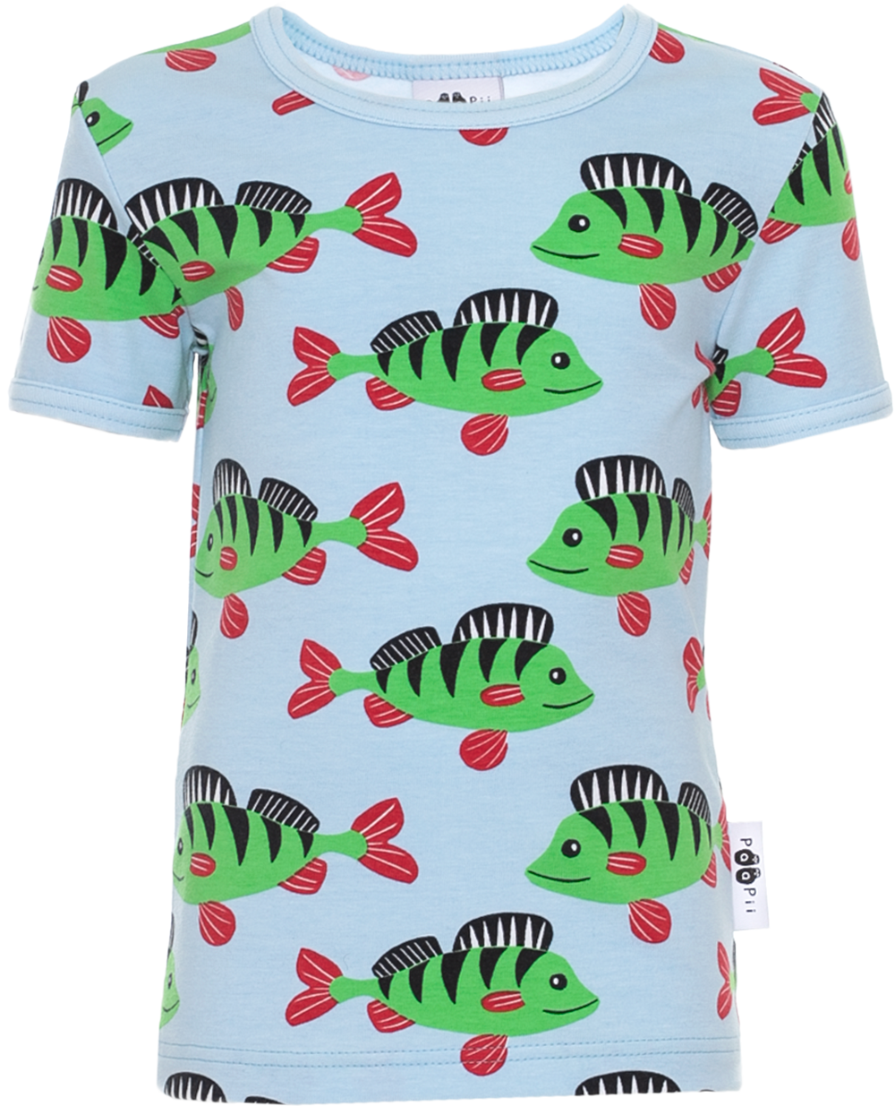T-shirt VISA Perch Light Blue Green 86-122 – Paapii Design