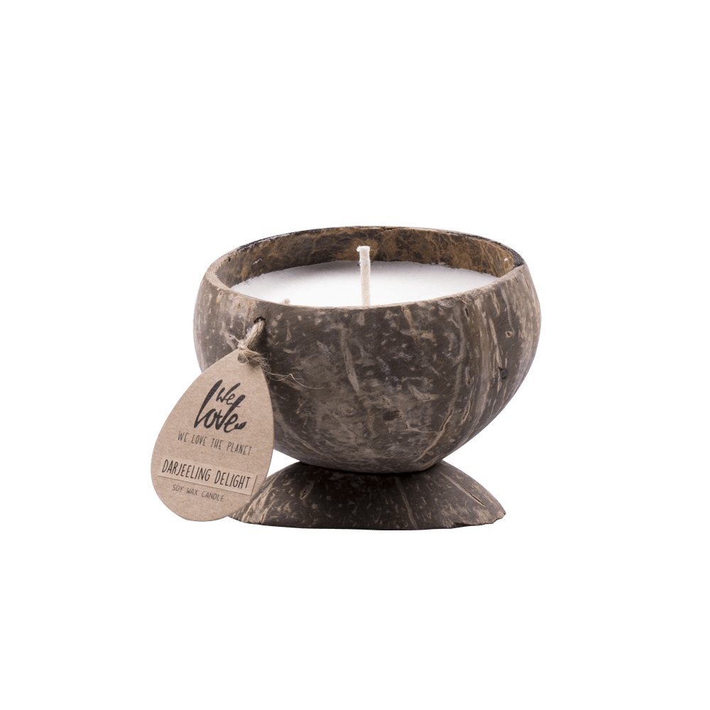 Coconut Candle (Soja) Darjeeling Delight - We Love The Planet