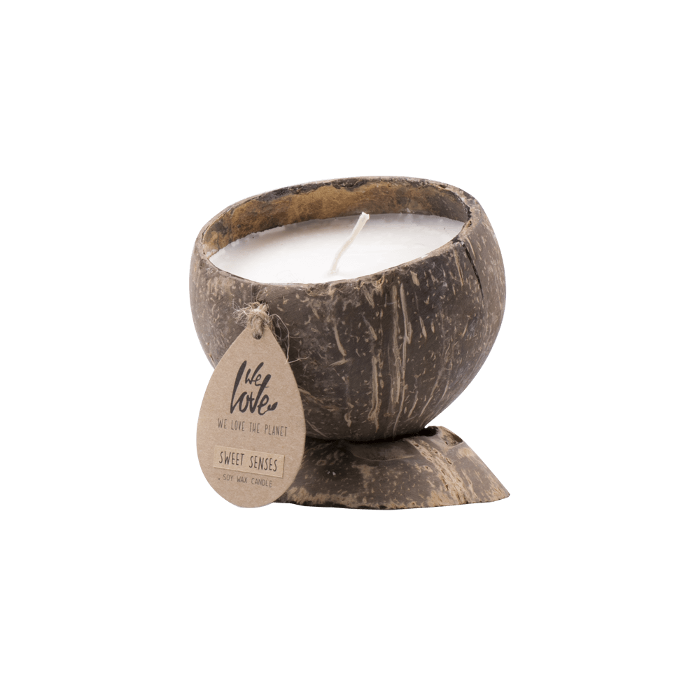 Coconut Candle (Soja) Sweet Senses - We Love The Planet