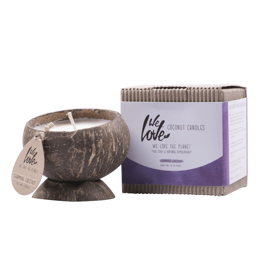 Coconut Candle (Soja) Charming Chestnut - We Love The Planet