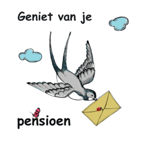 Wenskaart geniet van je pensioen - Aardkaart