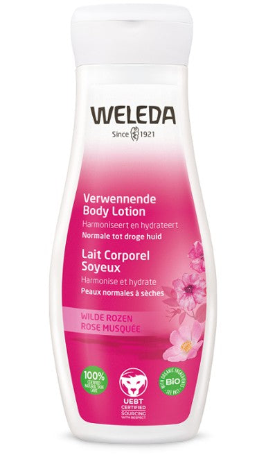 Wilde Rozen Verwennende Bodylotion – Weleda