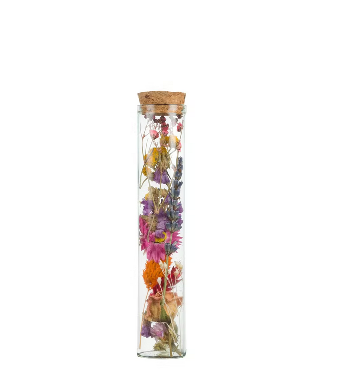 Wish Bottle Dried Flowers – Medium - Wildflowers by Floriette