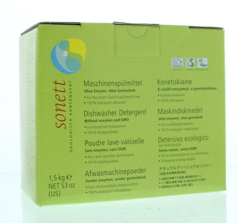 Vaatwasmachine poeder 1.5 kg – Sonett