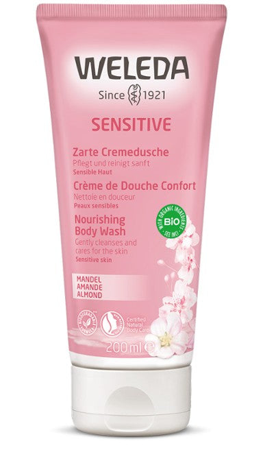Amandel Sensitive Verzachtende Douchecrème – Weleda