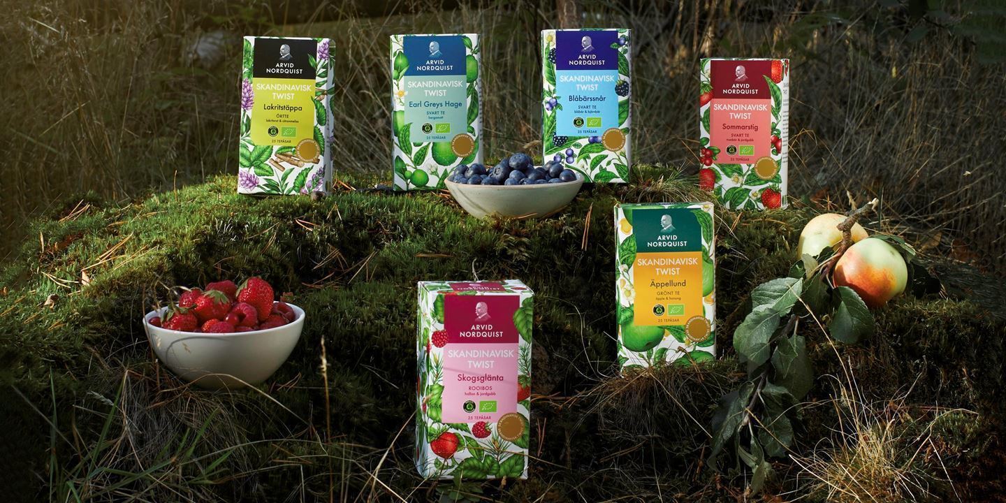 Skogsglänta Rooibos Hallon & Jordgubb 17 st. - Skandinavisk Twist – Arvid Nordquist