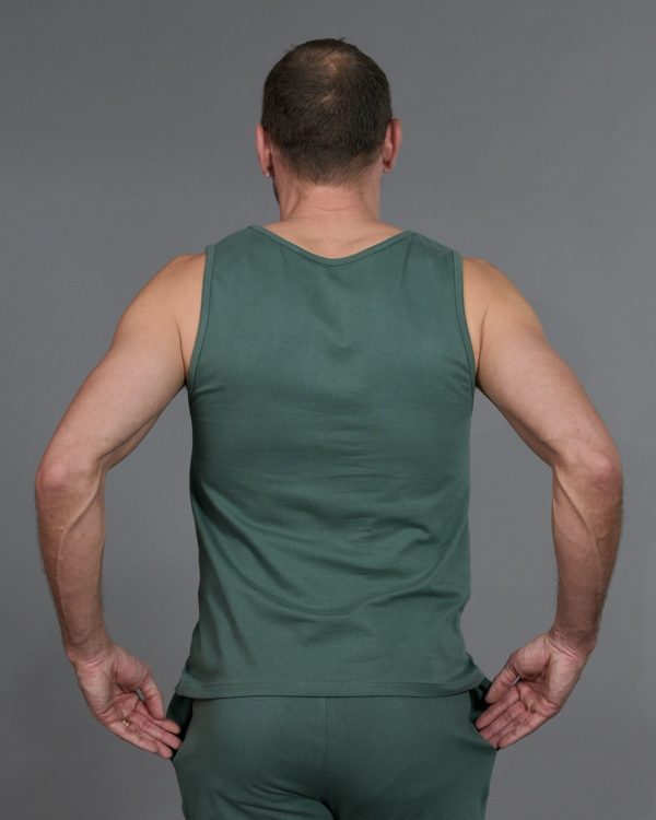 Tanktop Bo Green - B-Light Organic Clothing