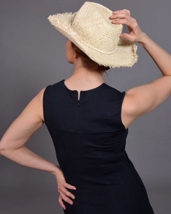 Jurk Hamaara Leaves Black - B-Light Organic Clothing