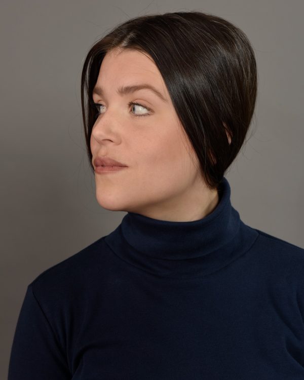 Alima Trui met kol Blue – B-Light Organic Clothing