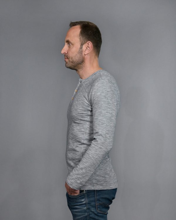 Longsleeve Striped Baadal - B-Light Organic Clothing