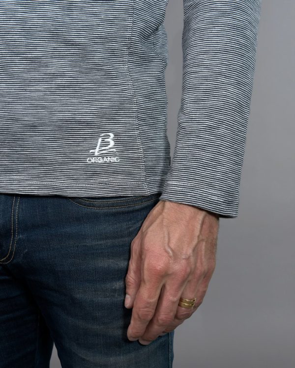 Longsleeve Striped Baadal - B-Light Organic Clothing