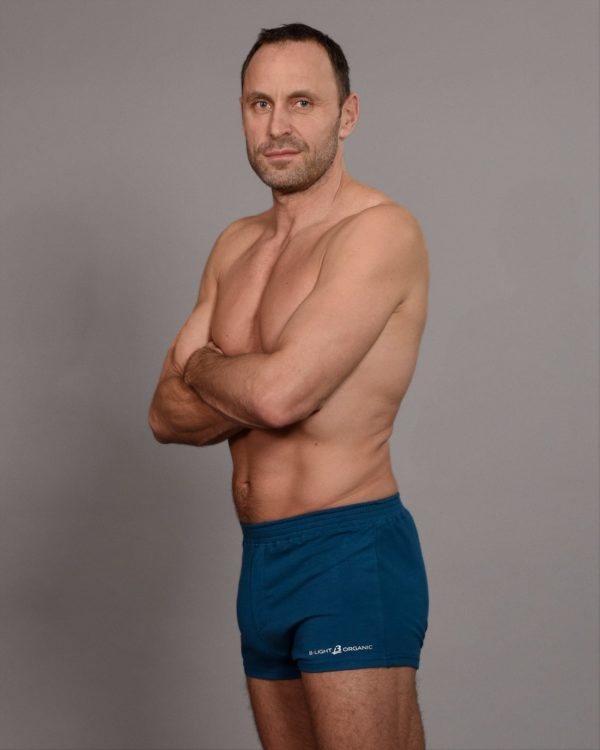 Boxershorts Nar Moroccon Blue - B-Light Organic Clothing