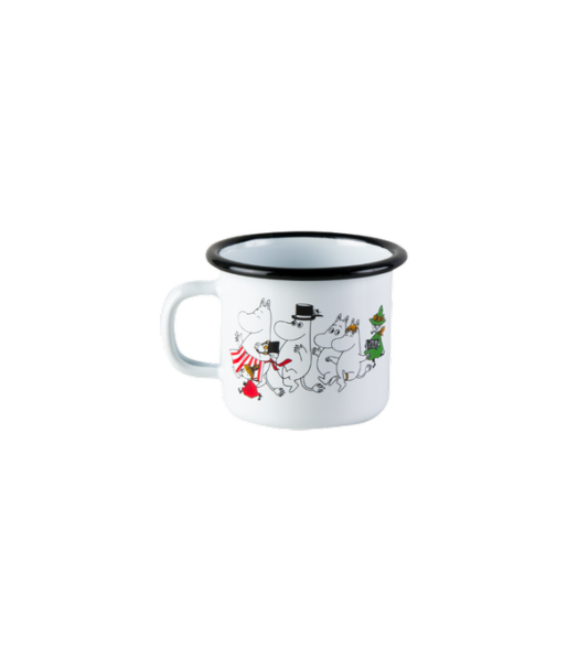 Moomin enamel mug Moominvalley 2,5dl – Muurla