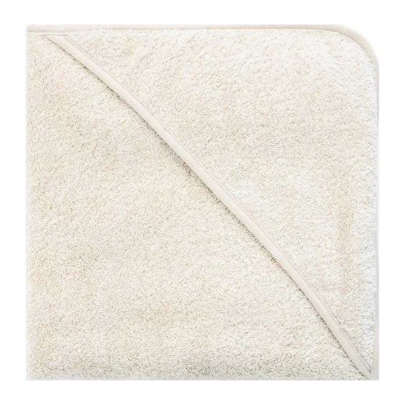 Wellness Babyhanddoek met capuchon 100 x 100 cm - natural white – Bo Weevil