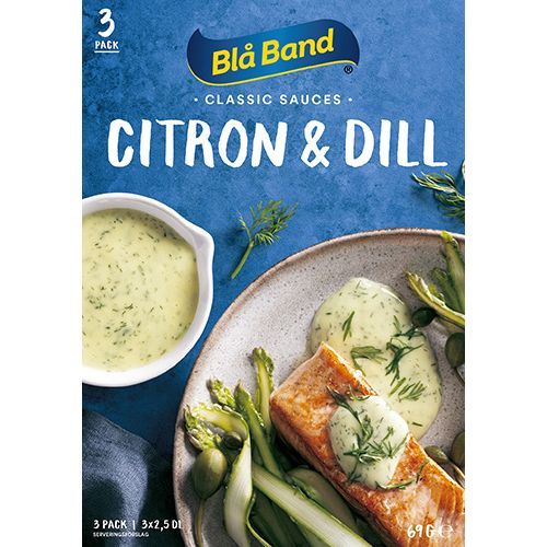 Citron & Dillsås - 3x2,5dl - Blå Band