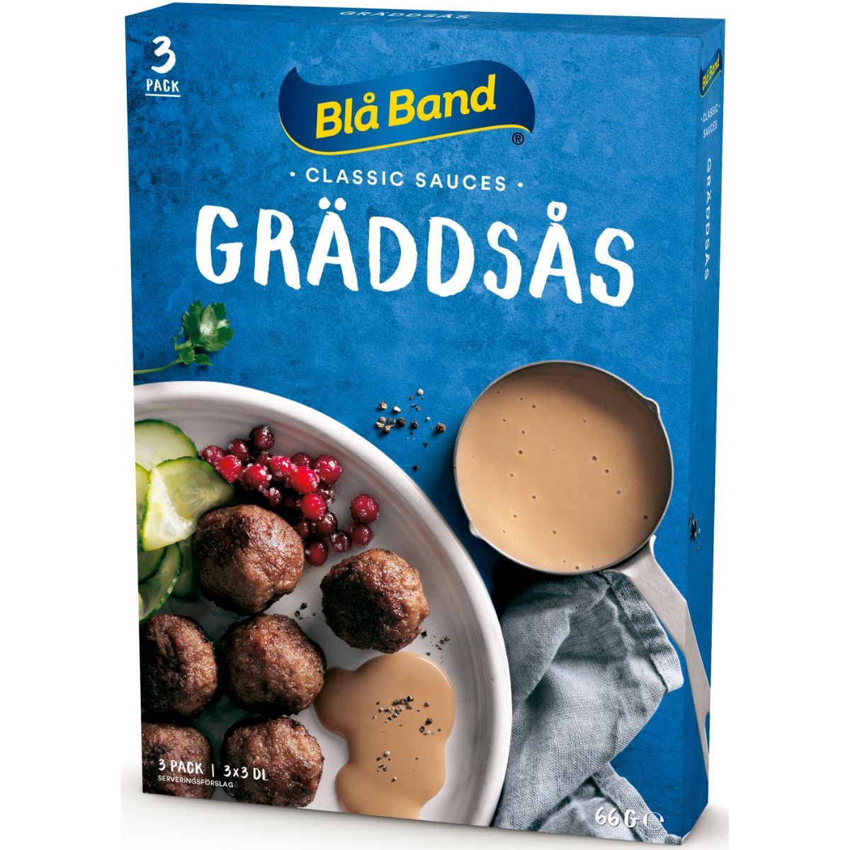Gräddsås - 3x3dl - Blå Band