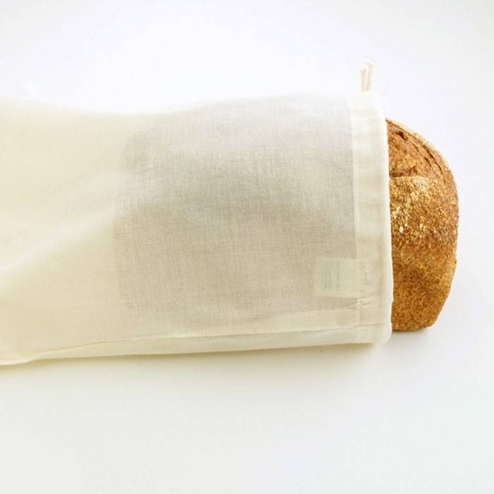 Brood zak XL natural white – Bo Weevil