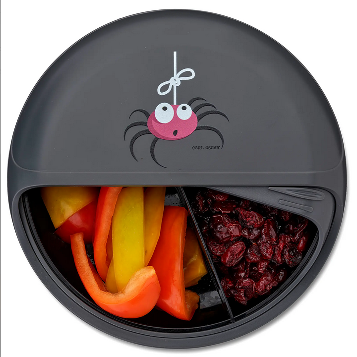 Kids BentoDISC™ Snacktrommel Spider Grey – Carl Oscar
