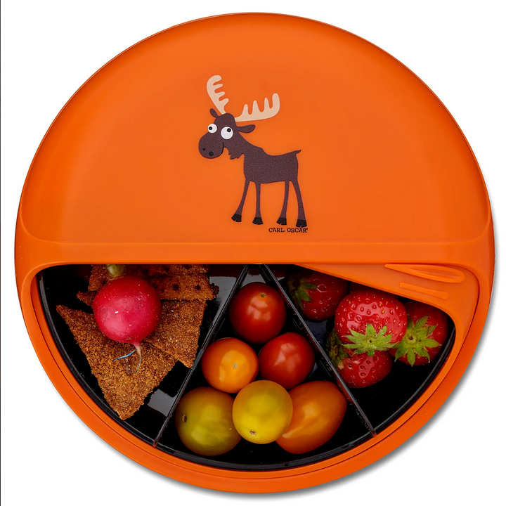 Kids BentoDISC™ Snacktrommel Moose Orange – Carl Oscar