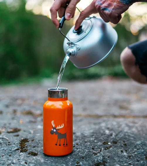 Kids Thermosfles TEMPflask™ Moose Orange 0,35 L – Carl Oscar