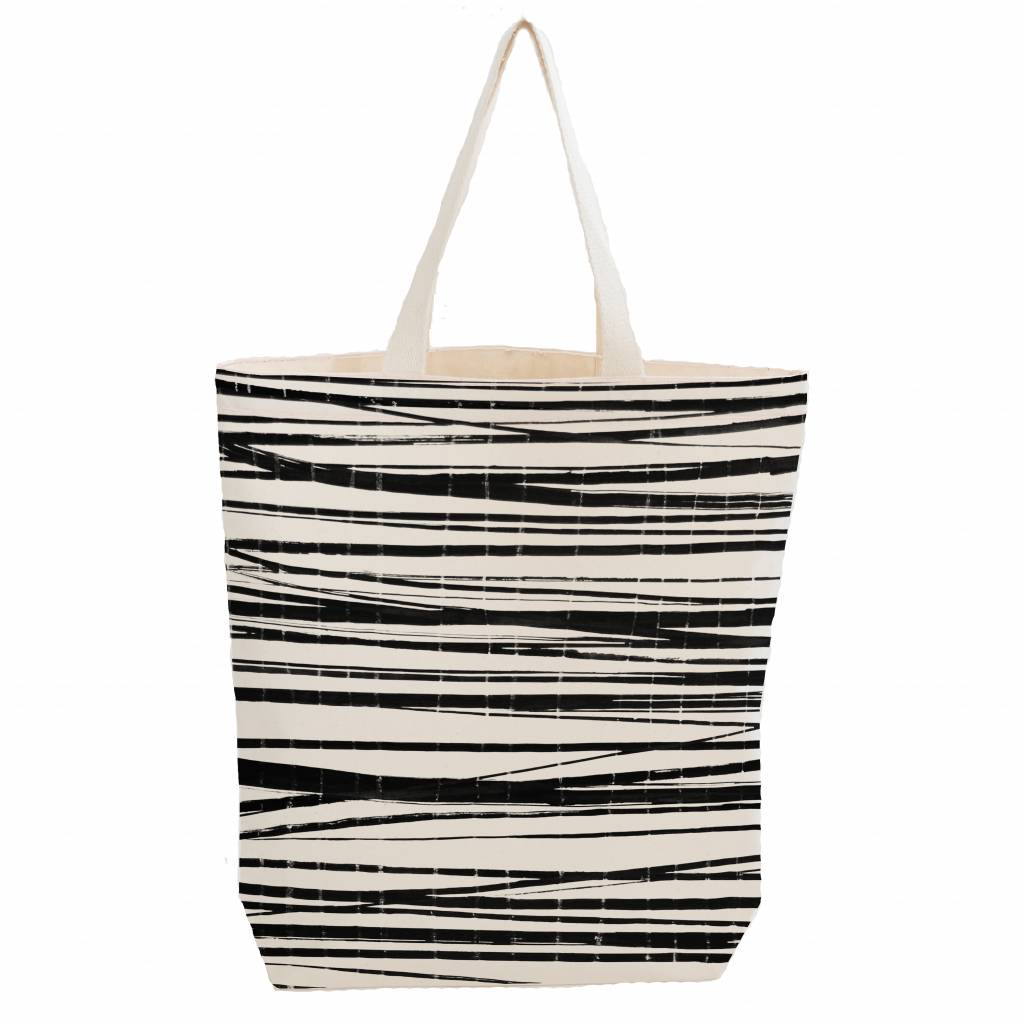 City bag met binnenzakje 'wrapping stripes' – Bo Weevil