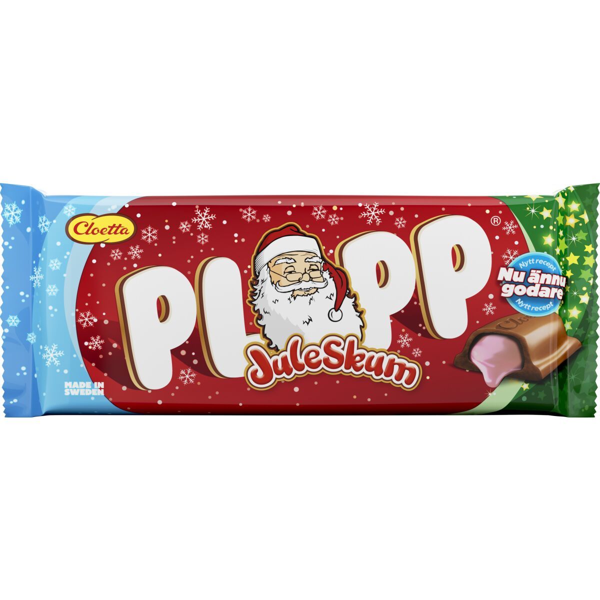 Plopp Juleskum Chokladkaka 80g. – Cloetta