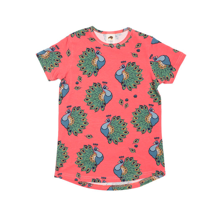 T-shirt Coral Peacock - Mullido