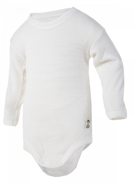 Romper 100 % Eco merinowol wolwit - Minimundus