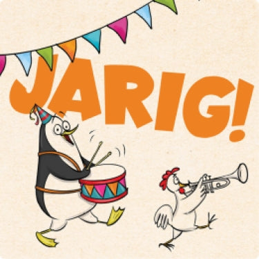 Betje Wenskaart Jarig! – Zintenz Organic Cards