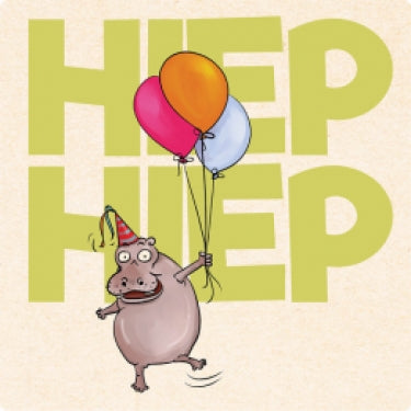 Betje Wenskaart Hiep Hiep – Zintenz Organic Cards